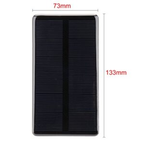 uxcell 5Pcs 6V 180mA Poly Mini Solar Cell Panel Module DIY for Light Toys Charger 133mm x 73mm