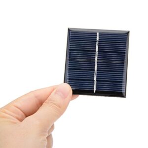 uxcell 5Pcs 3V 110mA Poly Mini Solar Cell Panel Module DIY for Light Toys Charger 60mm x 55mm