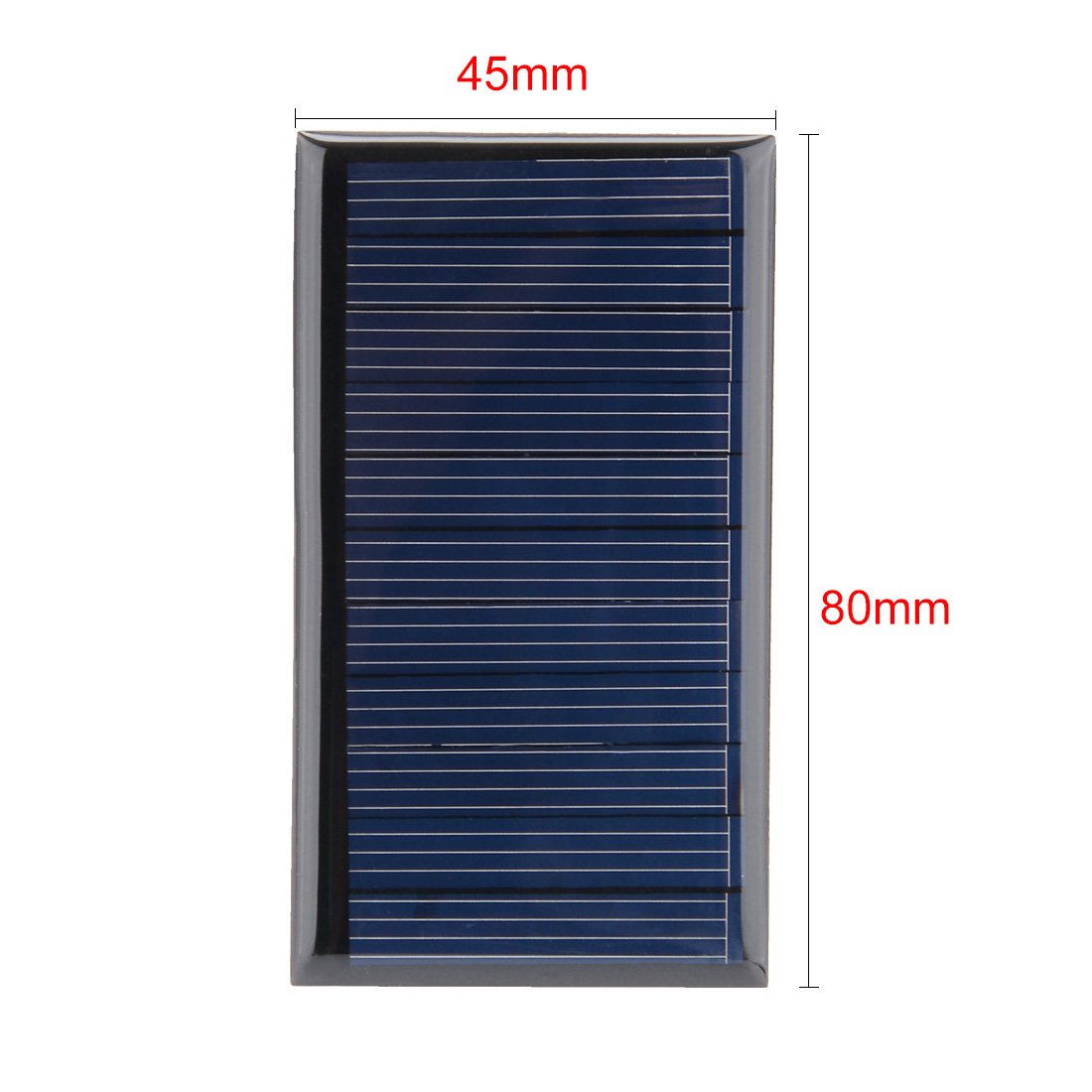 uxcell 5Pcs 5V 70mA Poly Mini Solar Cell Panel Module DIY for Light Toys Charger 80mm x 45mm