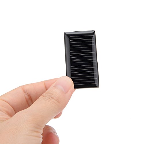 uxcell 5Pcs 5V 25mA Poly Mini Solar Cell Panel Module DIY for Phone Light Toys Charger 44mm x 24mm