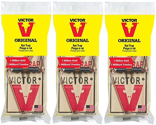 Victor Metal Pedal Rat Trap - M201 (Pack of 3)