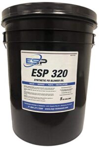 roots and all major brands blower, iso 320 oil, 5 gallon pail, (replacement)