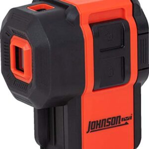 Johnson Level & Tool 40-6646 Self-Leveling 3 Dot Laser w/ 2 Plumb Dots and 1 Level Dot, 4.5", Red, 1 Laser