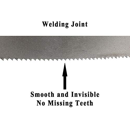 Imachinist S9334812 M42 93" X 3/4" X 8/12tpi Bi-Metal Band Saw Blades Metal Cutting Variable Teeth