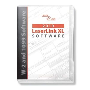 complyright 2019 laserlink xl: w-2 and 1099 tax software - pc