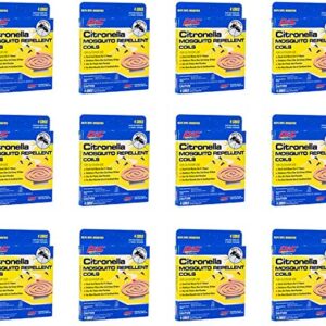 PIC Mosquito Repellent (12 Packs of 4) CIT 4, Citronella Coils