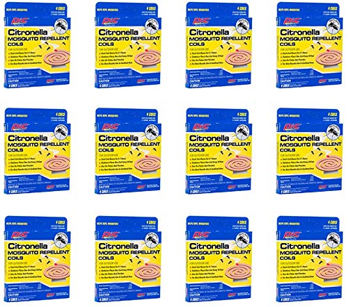 PIC Mosquito Repellent (12 Packs of 4) CIT 4, Citronella Coils