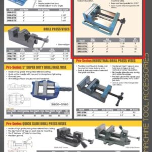 HHIP 3901-0178 Pro-Series Low Profile 8" Drill Press Vise