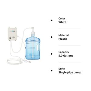 LIYUAN Bottled Water Dispenser Pump System 5 Gallon Water Jug Pump 5 Gal Electric Water Dispenser Ice Maker Water Dispenser Drinking Water Pump Coffee Water Dispensing System with Single Inlet Pipe