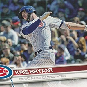 Chicago Cubs 2017 Topps Complete Mint Hand Collated Team Set with Kris Bryant, Kyle Schwarber, 2016 World Series Champions Highlights plus