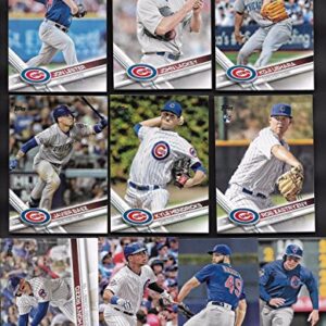 Chicago Cubs 2017 Topps Complete Mint Hand Collated Team Set with Kris Bryant, Kyle Schwarber, 2016 World Series Champions Highlights plus