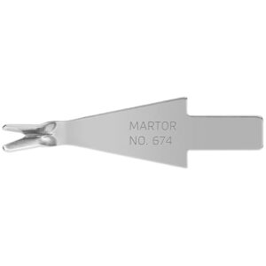 martor 674.50 trimming blade no.674, silver