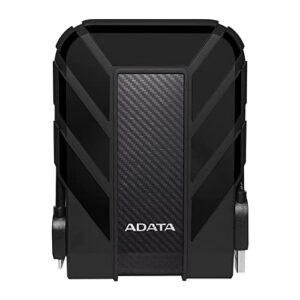 adata hd710 pro 2tb usb 3.1 ip68 waterproof/shockproof/dustproof ruggedized external hard drive, black (ahd710p-2tu31-cbk)