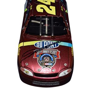 AUTOGRAPHED 1998 Jeff Gordon #24 DuPont Racing CHROMALUSION (Vintage) Signed RCCA Elite 1/24 Scale NASCAR Diecast Car with COA (#5872 of only 7,500 produced)