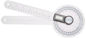 jamar plus+ digital goniometer, professional grade digital hand and finger range of motion tool for accurate angle measuring, 12"