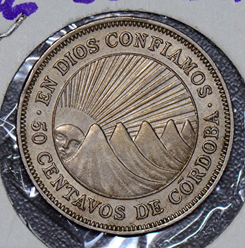 Collectible Coin 190510 Nicaragua 1946 50 Centavos AU