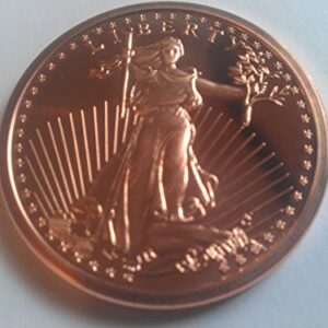 Saint Gaudens Five Pack of 1 Ounce Copper Coins
