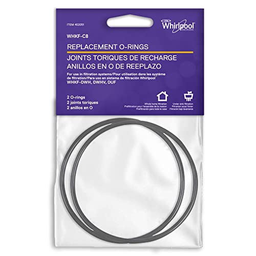 Whirlpool Rubber Faucet O-Ring for Large Household Filtration System #WHKF-C8 (402051), Designed to Seal Water Filter Housings