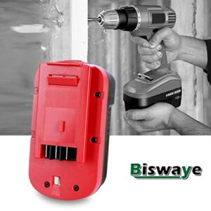 Biswaye 2-Pack 3.8Ah 18V NI-CD Battery Compatible with Black & Decker HPB18-OPE 18-Volt Slide Pack Battery HPB18 244760-00 A1718 FS18FL FSB18 and 18-Volt Firestorm Cordless Power Tools