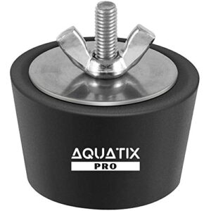 aquatix pro pool winterizing plug premium 1.5" to 2" swimming pool winter expansion plugs with ss screw, stainless steel bolts, heavy duty rubber, protect your equipment today!