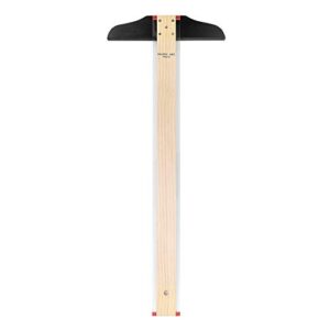 pacific arc 36 inch t square, traditional maple blade with acrylic edge