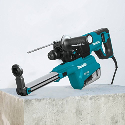 Makita HR2661 1" AVT Rotary Hammer, Accepts Sds-Plus Bits, w/Hepa Dust Extractor (D-Handle), Blue