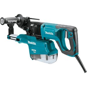 Makita HR2661 1" AVT Rotary Hammer, Accepts Sds-Plus Bits, w/Hepa Dust Extractor (D-Handle), Blue