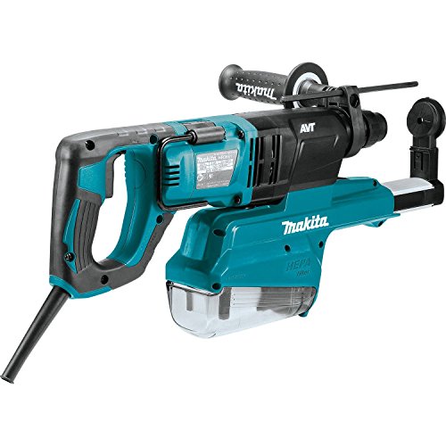 Makita HR2661 1" AVT Rotary Hammer, Accepts Sds-Plus Bits, w/Hepa Dust Extractor (D-Handle), Blue