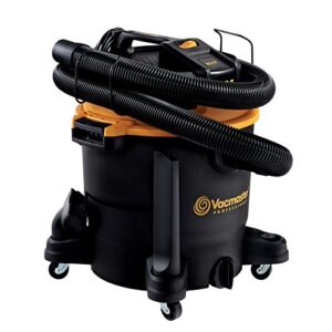 Vacmaster Professional - Professional Wet/Dry Vac, 12 Gallon, Beast Series, 5.5 HP 2-1/2" Hose (VJH1211PF0201) , Black