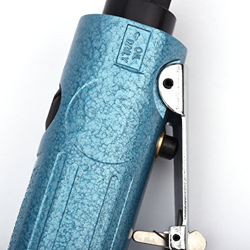 SHININGEYES Air Die Grinder with 1/4" and 1/8" Collets Air Compressor Tool, Air Straight Grinder and Air Angle Grinder (straight grinder)