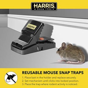 Harris Reusable Mouse Snap Traps (6-Pack)