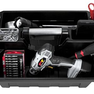 Performance Tool W88995 Portable Supply Caddy and Magnetic Utility Tool Tray,Black