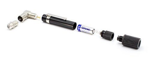 Coaxial (Coax) Pocket Continuity Tester (Tracer) with Voltage Toner (Sound) and Barrel Connector Bundle, for Testing, Labeling, and Identifying coaxial Lines - Pocket Toner