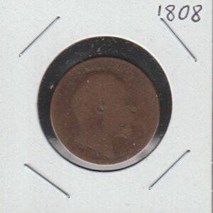 1808 UK Classic Head Right Penny POOR