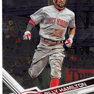 2017 Topps Chrome #144 Billy Hamilton Cincinnati Reds Baseball Card