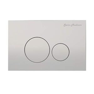 swiss madison well made forever swiss madison sm-wc001 dual-flush actuator plate, matte chrome
