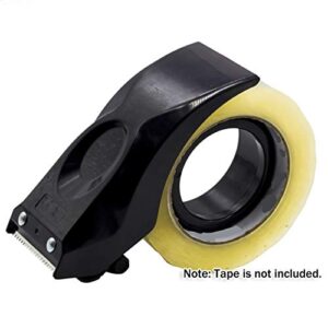 PROSUN Easy-Mount 2 Inch Tape Gun Dispenser Packing Packaging Sealing Cutter Black Handheld Warehouse Tools