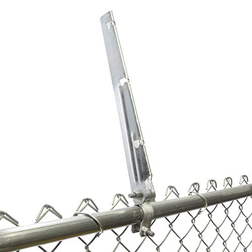 Extend-An-Arm Barbed Wire / Barbwire Arm Extensions for Chain Link Fence - Set of 9 1-3/8"