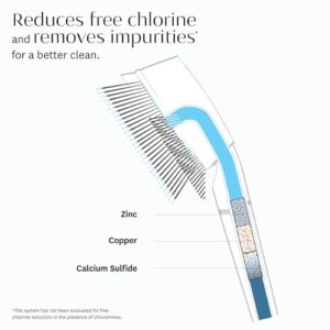 T3 Source Hand-Held Showerhead | Adjustable Hand Held Chrome Shower Head with Chlorine Filter | Mineral Filter Reduces Free Chlorine and Hydrogen Sulfide