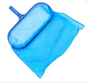 atie pool spa leaf skimmer rake net with deep pocket for removing leaves & debris, perfect for in-ground pool and above ground inflatable pool