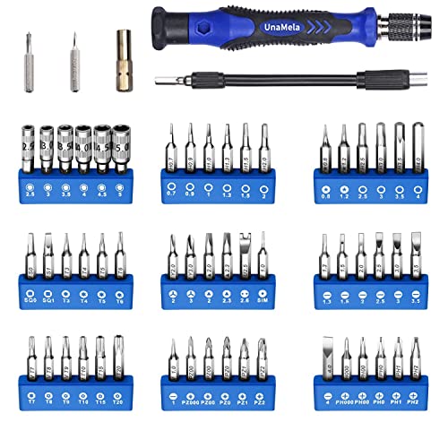 80 IN 1 Professional Computer Repair Tool Kit, Precision Screwdriver Set with 56 Bits, Magnetic screwdriver set Compatible for Laptop, PC, MacBook, Tablet, iPhone, PS4, and Other Electronic Repair