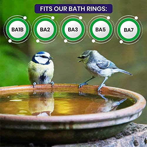 Erva D14CL 14 in. dia. Bird Bath Plastic Dish; Terra Cotta