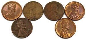 1951 various mint marks 1951 d 1952 d 1953 d 1954 s 1956 d 1958 d lincoln wheat pennies fair
