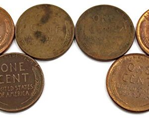 1951 Various Mint Marks 1951 D 1952 D 1953 D 1954 S 1956 D 1958 D Lincoln Wheat Pennies FAIR