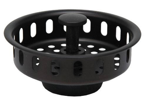 Stainless Steel Replacement Basket for Kitchen Sink Strainers, Oil Rubbed Bronze Finish - By Plumb USA