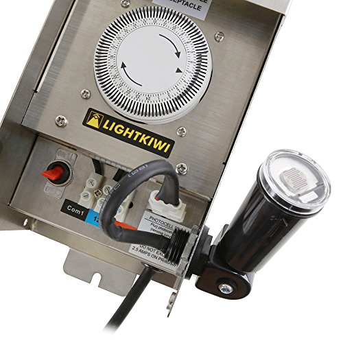 Lightkiwi L6709 Photocell for Low Voltage Landscape Lighting Transformer