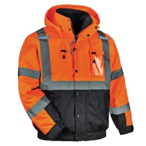 ergodyne standard jacket, orange, x-large