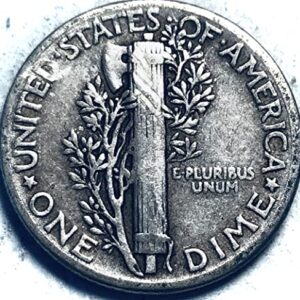 1945 P Mercury Silver Dime Seller Fine