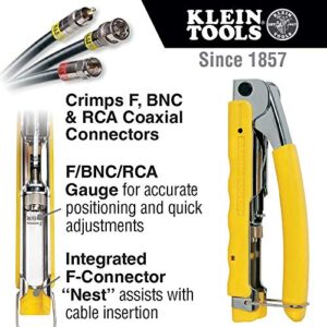 Klein Tools VDV001819 Tool Set, Cable Installation Test Set with Crimpers, Scout Pro 3 Cable Tester, Snips, Punchdown Tool, Case, 6-Piece