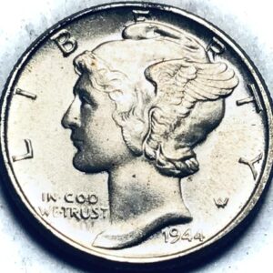 1944 P Mercury Silver BU MS Dime Seller Mint State